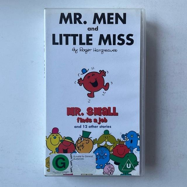 VHS - MR MEN and LITTLE MISS 1996