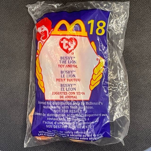 McDonald’s ty Beanie Baby 2000 BUSHY 18