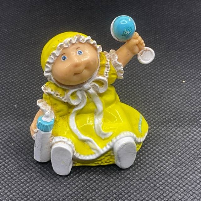 1984 Cabbage Patch Kids Mini PVC Yellow Baby...