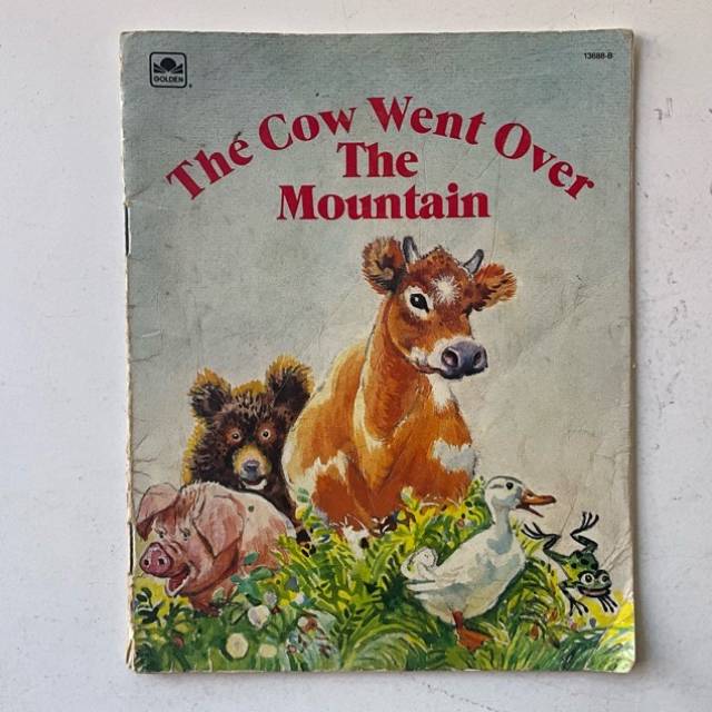 Golden Book The Cow Went Over The Mountain 1...