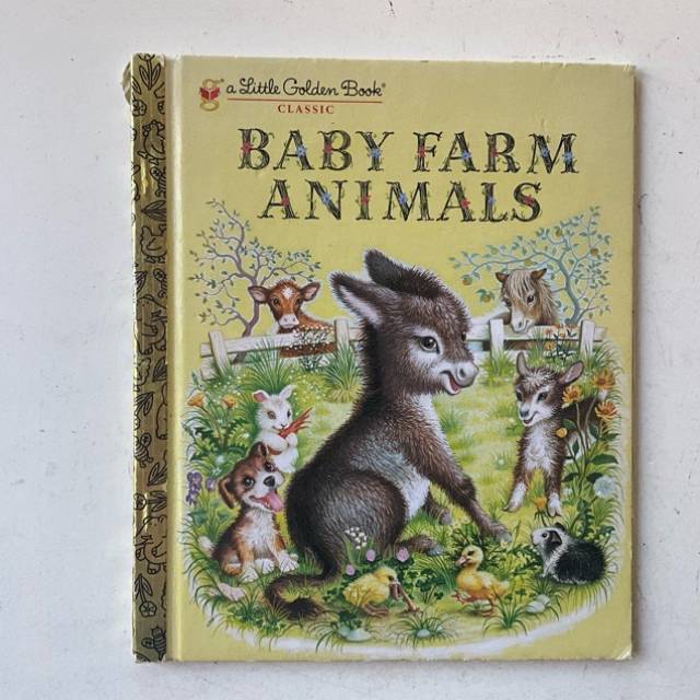 Golden Book BABY FARM ANIMALS HC 1987