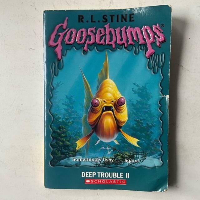 Goosebumps R L STINE DEAP TROUBLE II Somethi...
