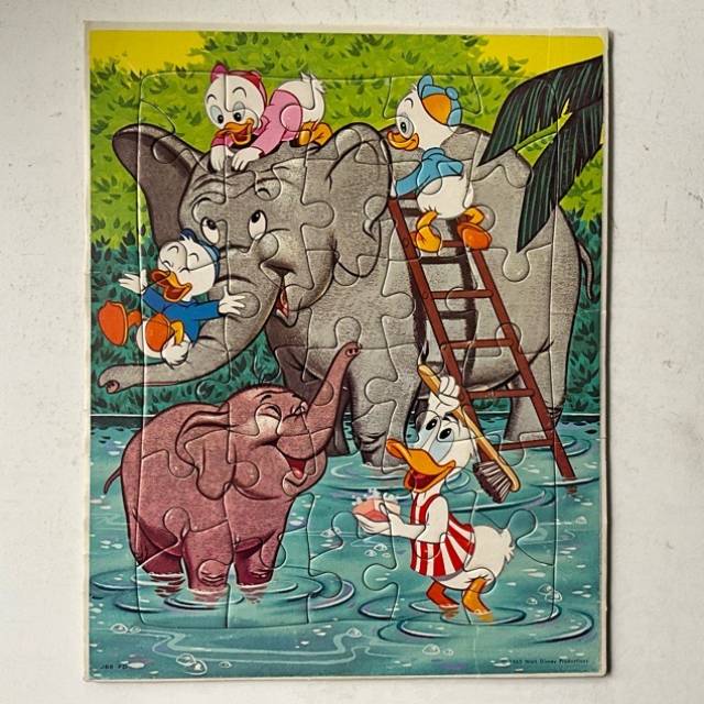 PUZZLE Donald Elephant 1965 J88 FD