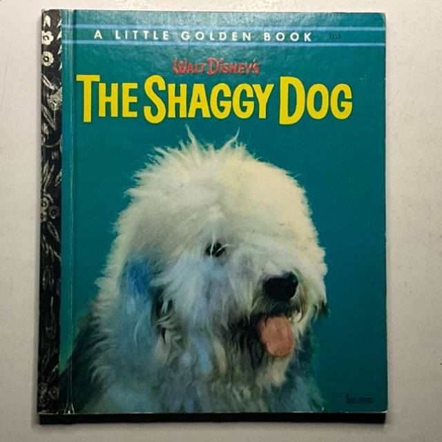 Golden Book Disney THE SHAGGY DOG 1972 D55 HC