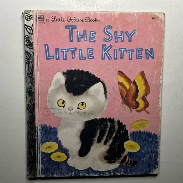 Golden Book THE SHY LITTLE KITTEN 1973 HC 31...