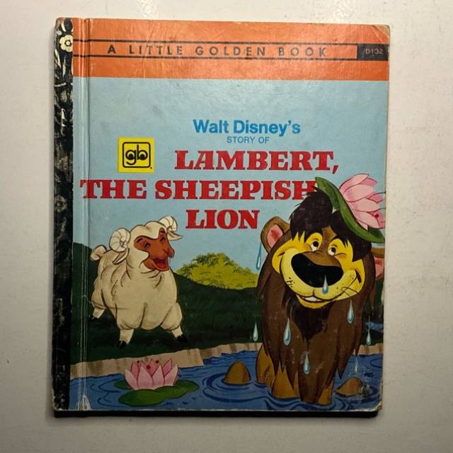 Golden Book Disney LAMBERT, THE SHEEPISH LIO...