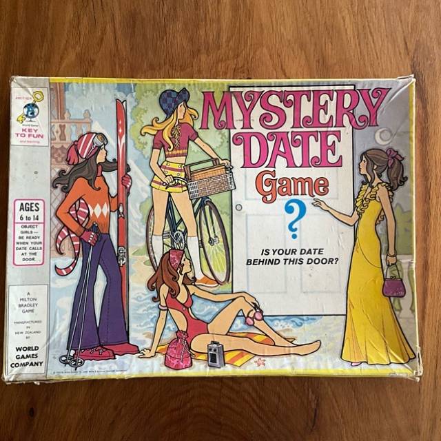 1972 Mystery Date Board Game, Milton Bradley