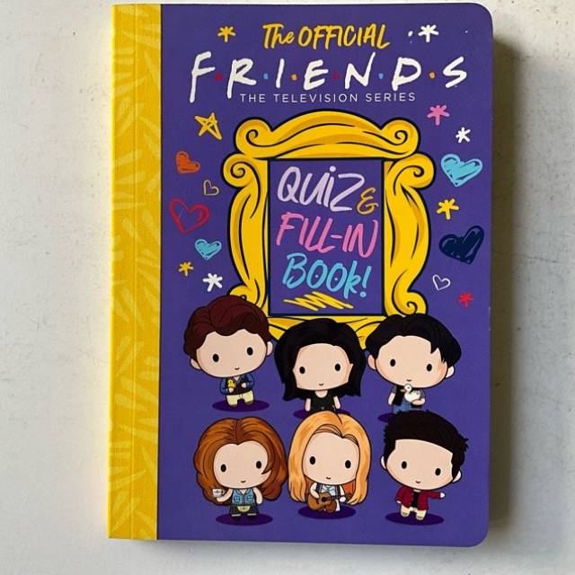The OFFICIAL FRIENDS QUIZ FILL-IN BOOK 2022