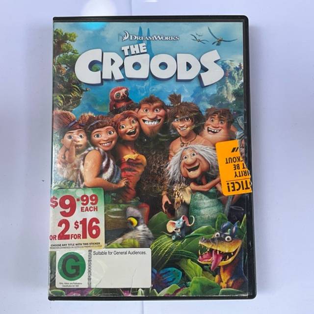 DVD THE CROODS DREAMWORKS 2013