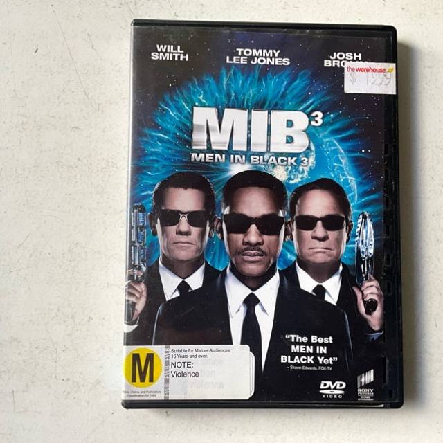 DVD MIB MEN IN BLACK 3 2012