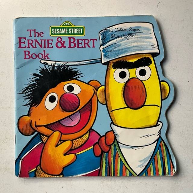 Golden Book The ERNIE BERT Book 1977 SESAME...