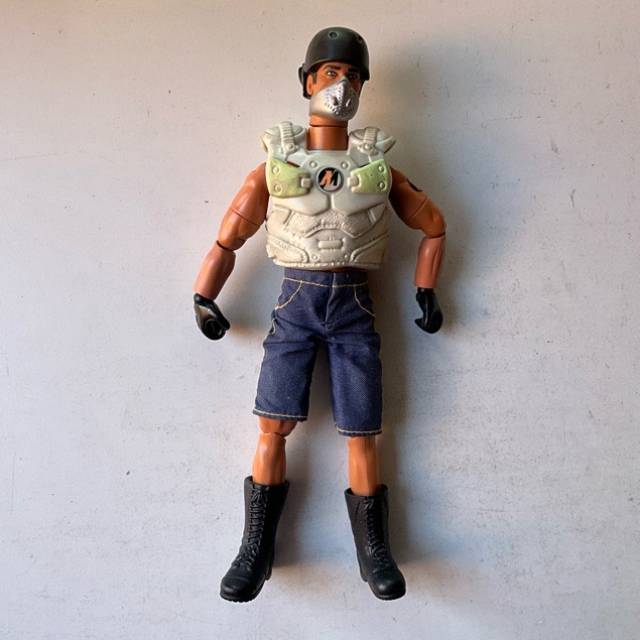ACTION MAN 1992 Helmet blue shorts and boots