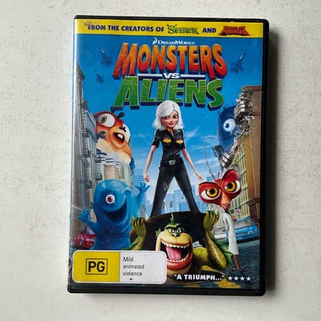 DVD MONSTERS VS ALIENS 2009