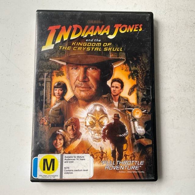 DVD INDIANA JONES and the KINGDOM OF THE CRY...