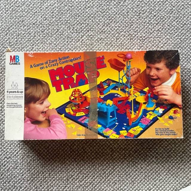 Mouse Trap Milton Bradley 1986 Board Game 80s