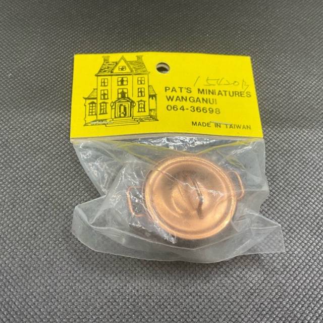 PATS MINIATURES Copper Soup Pot with Lid