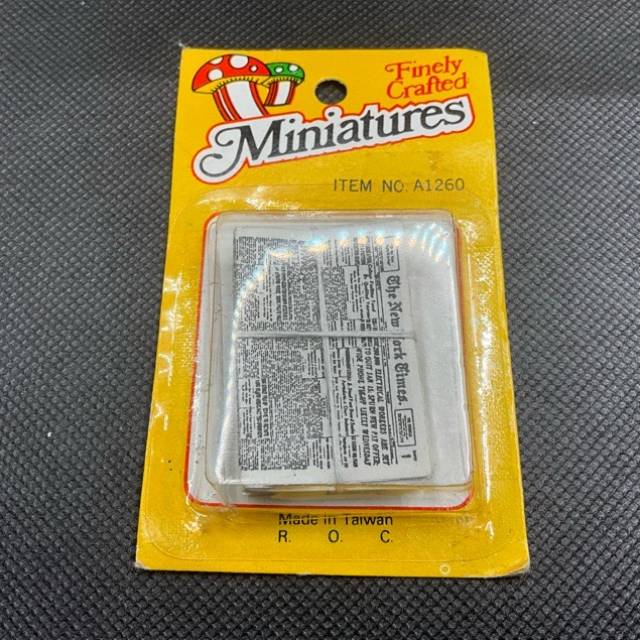 Fine Crafted Miniatures Newspapers stack