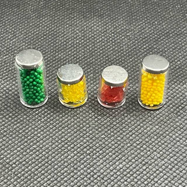 Miniature Dolls House Lollie Jars x 4