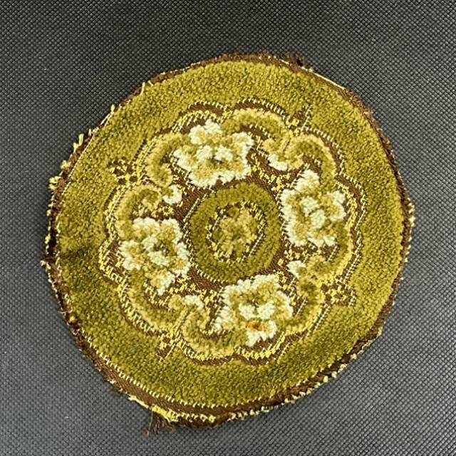 Miniature Doll House Rug Olive 14cm Length