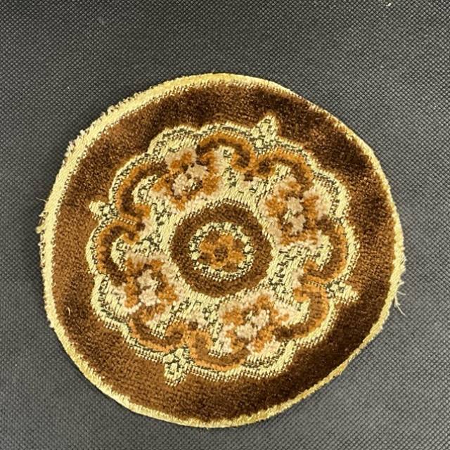 Miniature Doll House Rug Brown 14cm Length