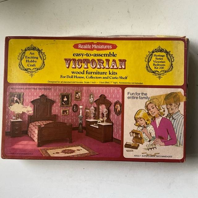 Realife Miniatures Victorian Wood Furniture...