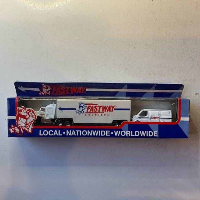 MB FAST WAY COURIERS CONVOY TRUCK 1995