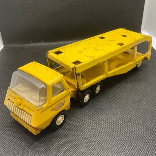 1970s Tonka Mini Car Carrier Truck Trailer P...