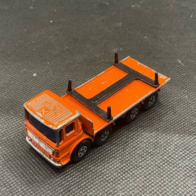 MB SUPERFAST ERGOMATIC CAB Orange Pipe Truck