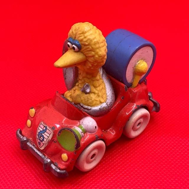 1987 MUPPETS Playskool Big Bird Drum Horn Mu...