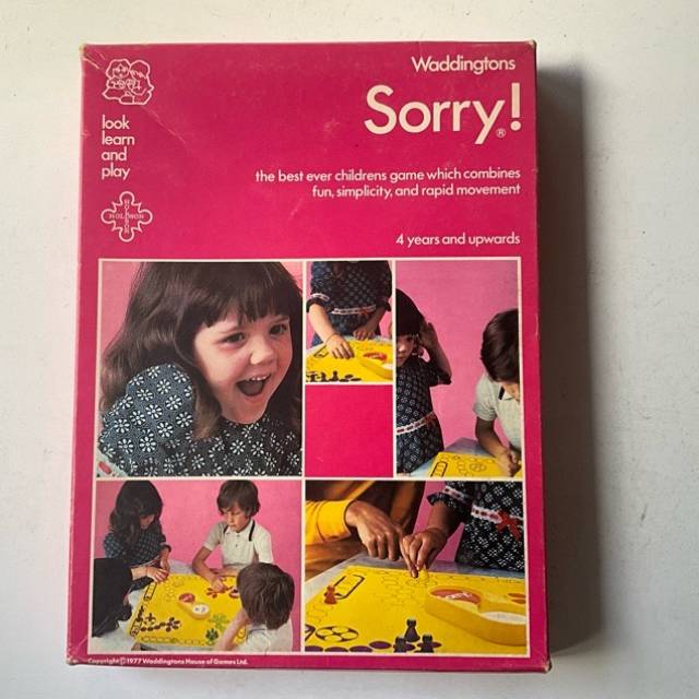 SORRY Waddingtons Board Game 1973
