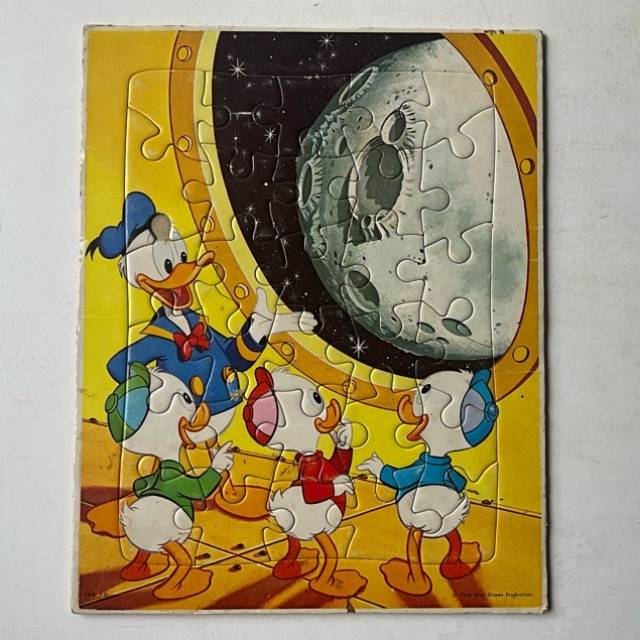 PUZZLE Donald Boys in Space 1965 HOLDSON J88FD