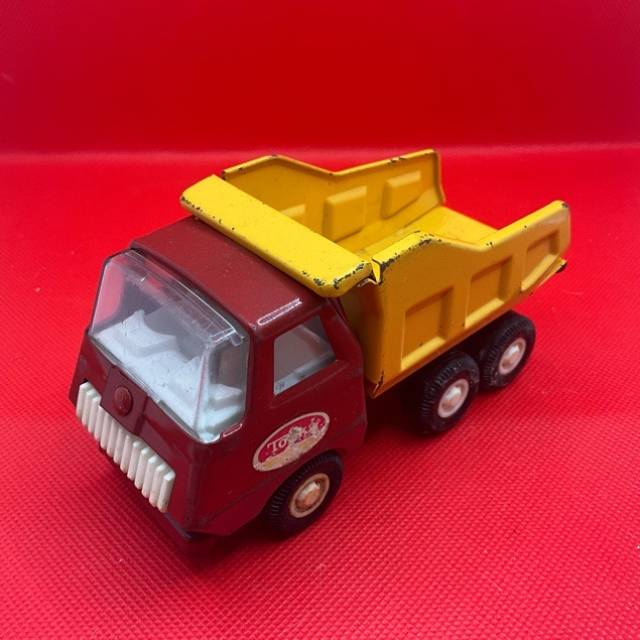 Pressed Steel Tonka 12cm Length Yellow And R...