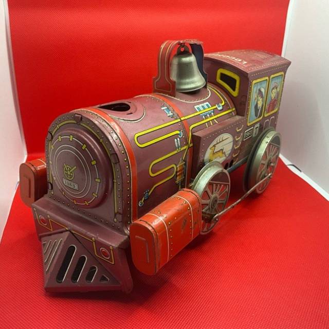 Tin Train 1968 LOCOMOTIVE 26 cm Length Batte...