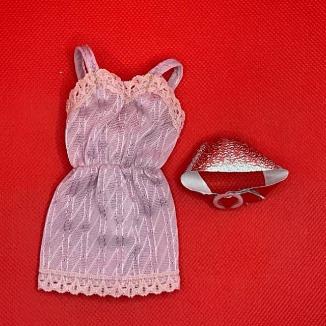 Barbie 1980s Ping Dress with Pink and Silver...