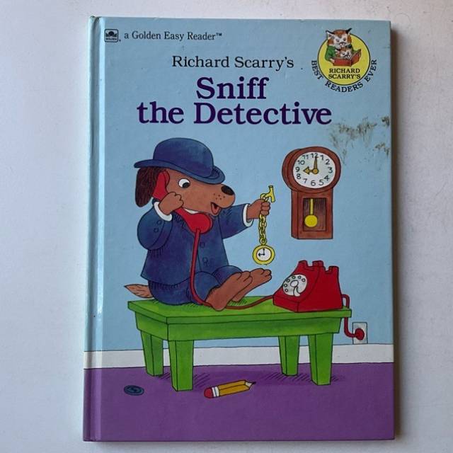 Golden Book Richard Scarry’s Sniff the Det...