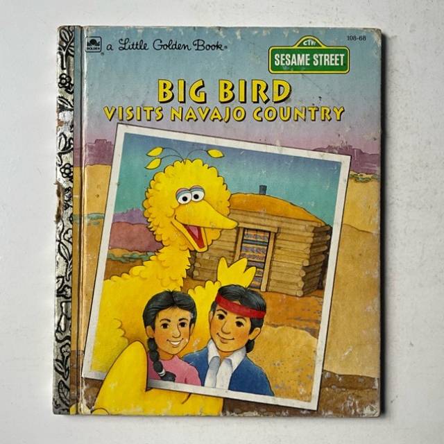 GOLDEN BOOK SESAME STREET BIG BIRD VISITS NA...