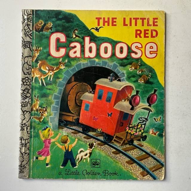 GOLDEN BOOK THE LITTLE RED Caboose 1979