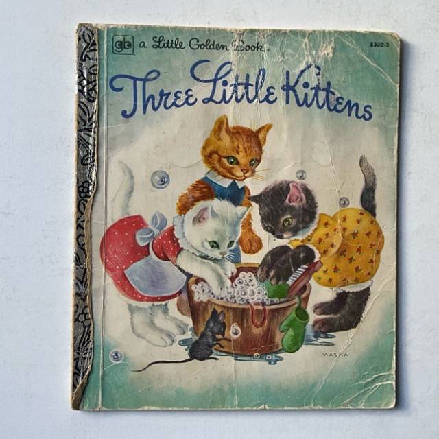 GOLDEN BOOK Three Little Kittens E302 - 3