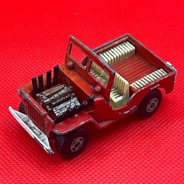 MB Superfast No 2 Red JEEP HOT ROD 1971