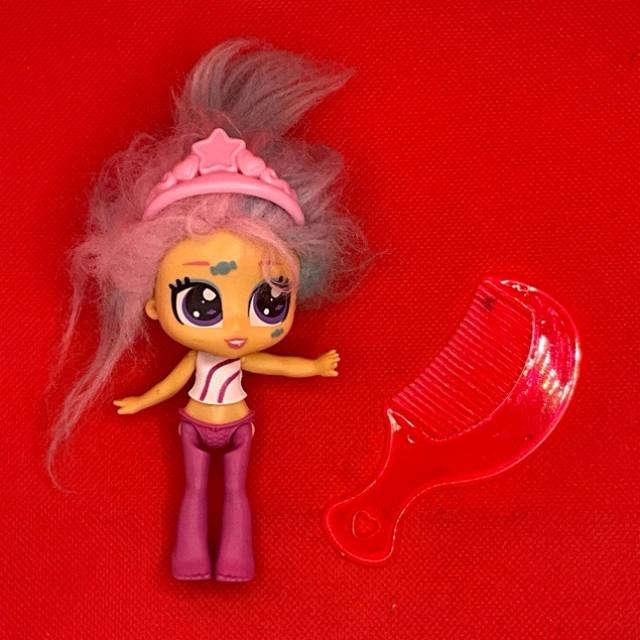 Hairdozz Doll Pink And Blue with Comb