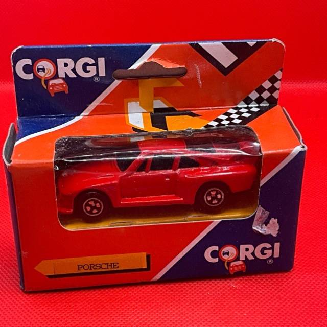 Corgi Red PORSCHE 1990