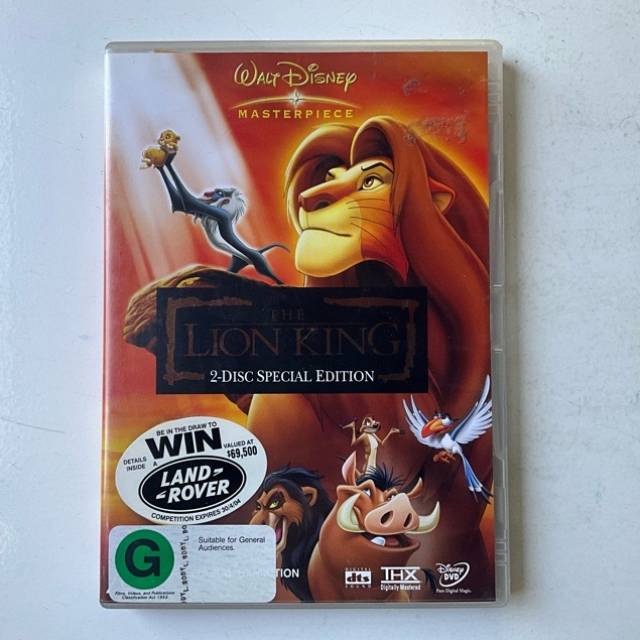 DVD THE LION KING 2 DISK SPECIAL EDITION 1994