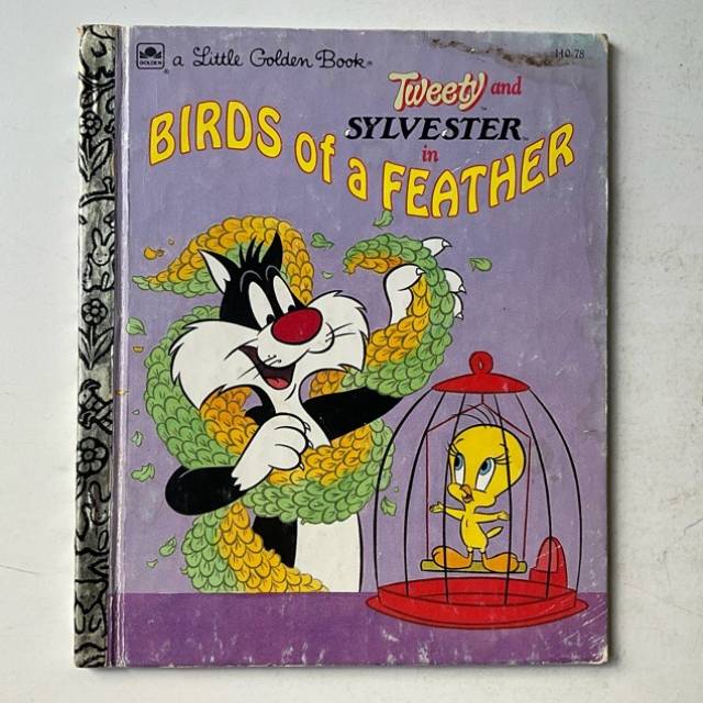 Golden Book Tweety and SYLVESTER in BIRDS of...