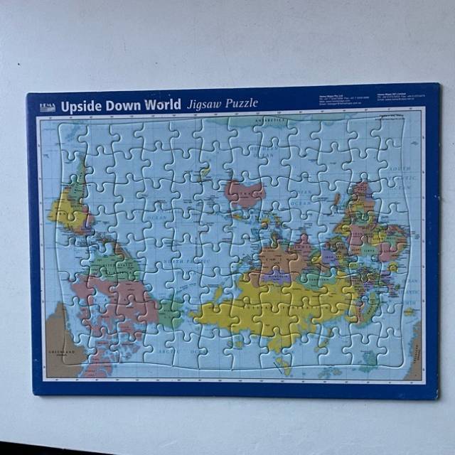 PUZZLE Upside Down World Hema Maps NZ Limited