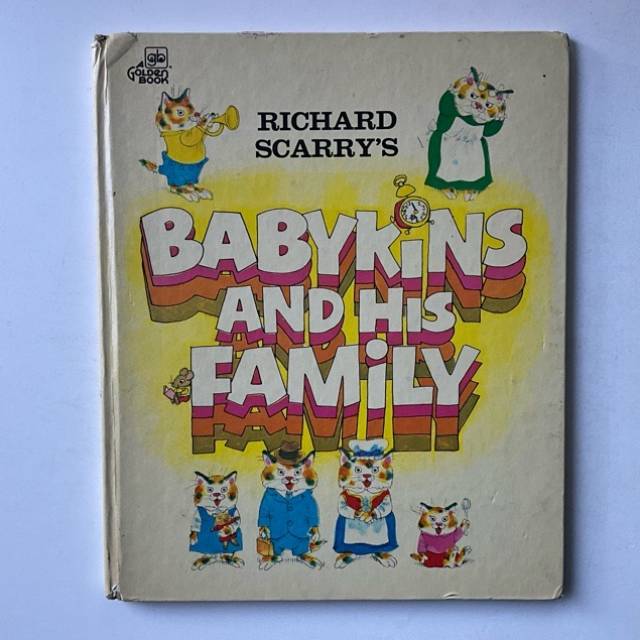 Golden Book Richard Scarrys Babykins And His...
