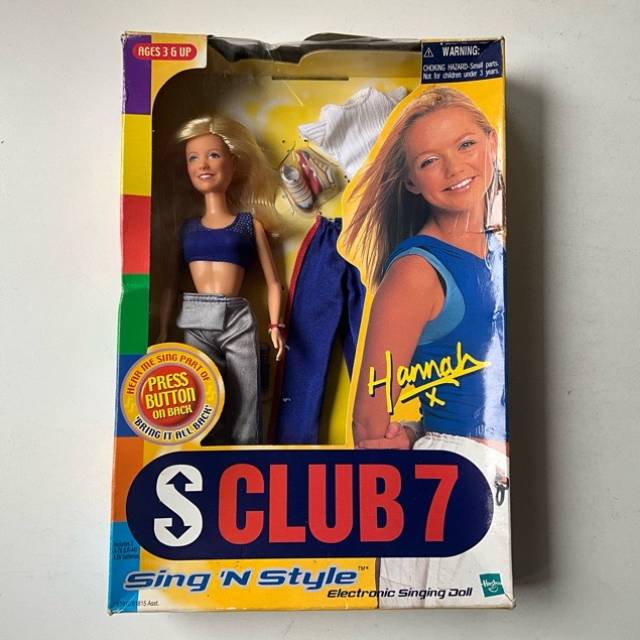 S Club 7 Sing N Style Hannah Doll Hasbro 2000