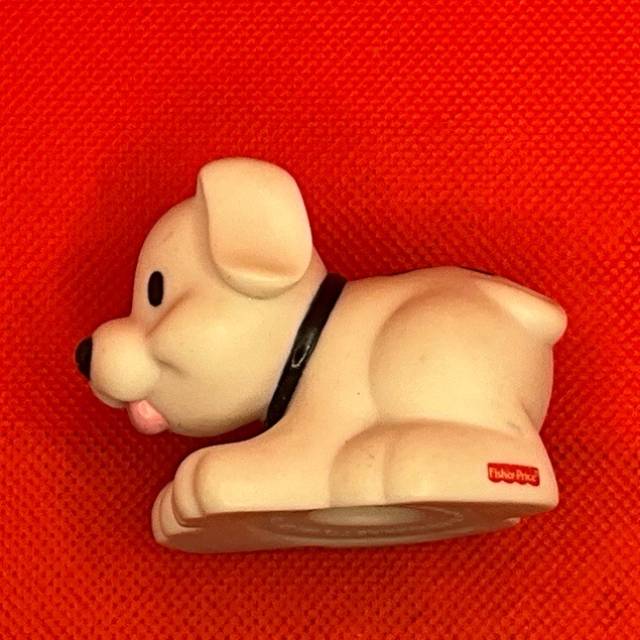 Fisher Price Little People PUPPY Figure - Wh...