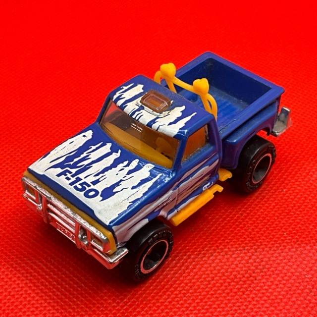 MB Blue Ford Custom F-150 Flareside W Flames...