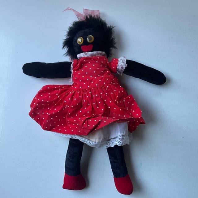 Golliwog 1970s Hand Made WOMAN 40 cm Height