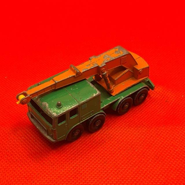 MB Lesney No 30 Green Orange 8 Wheel Crane 1...